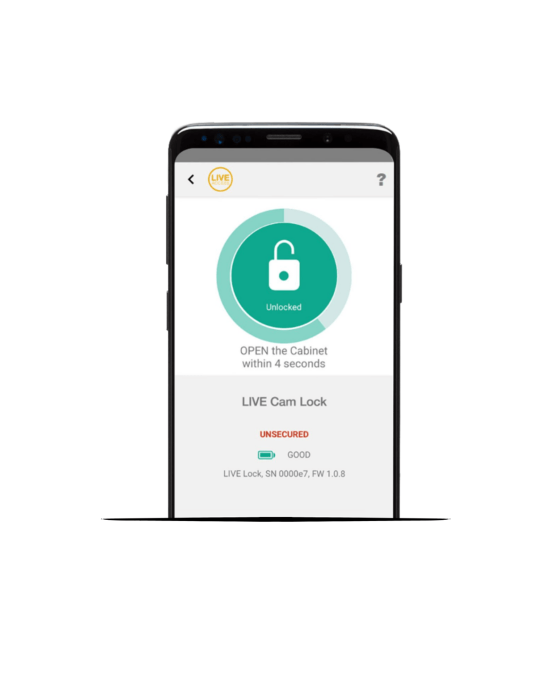InVue LIVE Plunger Lock Bildschirm am Telefon entsperren