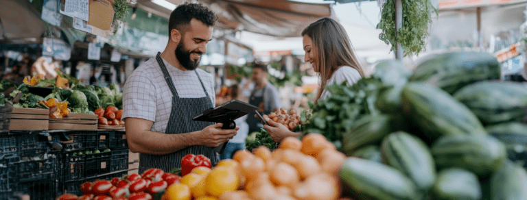 5 Wege, wie Mobile POS den Umsatz von Bauernmarkt-Verkäufern steigert (+ Hardware-Lösungen)