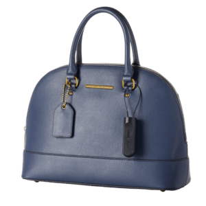 Kabelschloss an der Handtasche für die Warensicherung im Verkauf