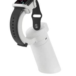 Smartwatch auf weißem Displayständer