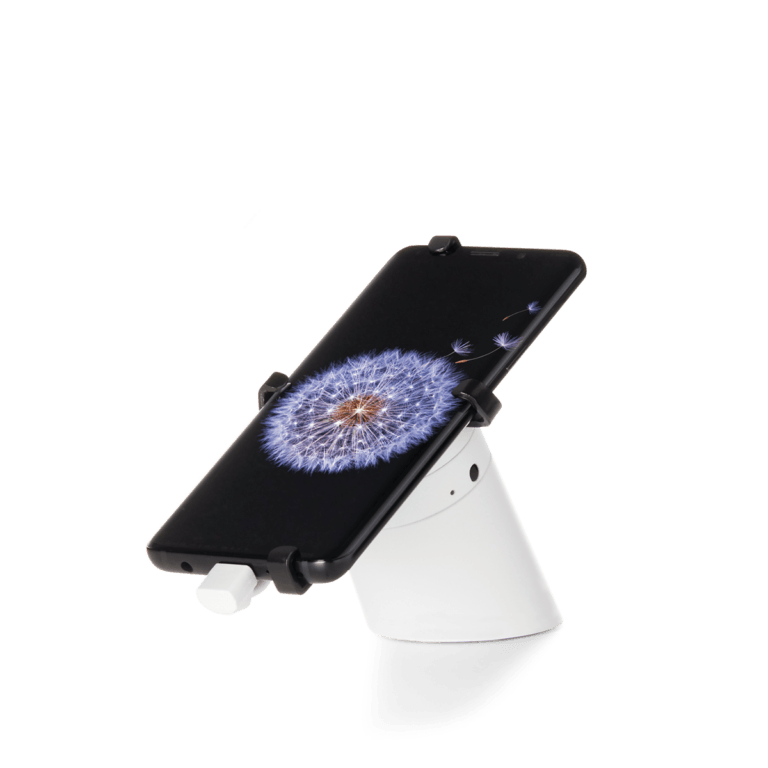 One40 OnePOD zeigt ein Samsung Telefon an