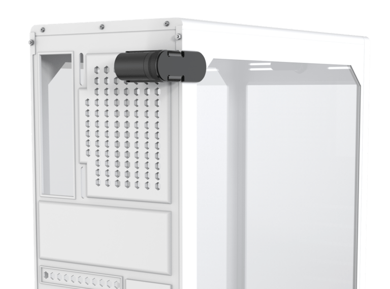 Desktop Lock, montiert an einem Desktop-Tower