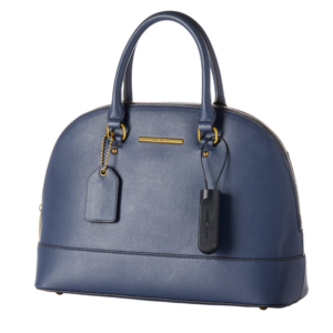 Kabelschloss an der Handtasche für die Warensicherung im Verkauf