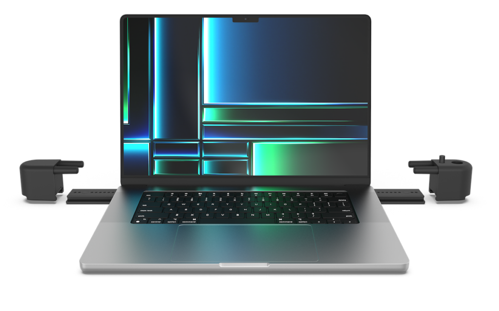 InVueLaptopsicherheit: „Laptop Lock“ wurde zur Sicherung eines MacBook Pro installiert