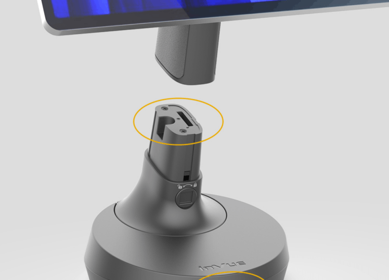 NE150 Convertible POS Stand mit Trennung von Sockel und Ständer