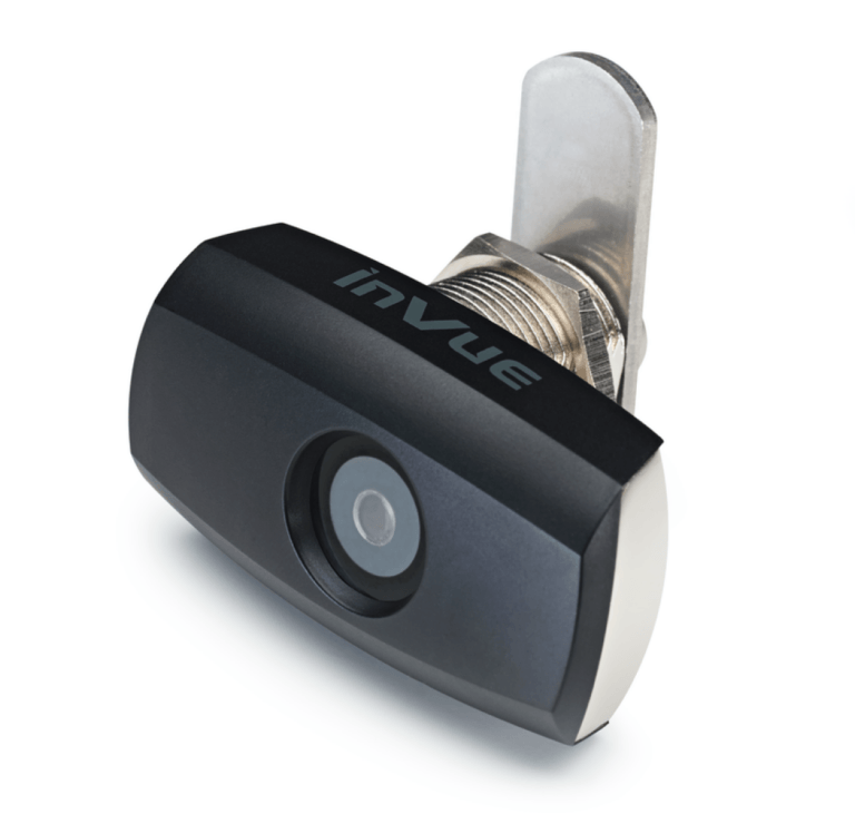 Cam Lock in schwarz mit freiliegender Hardware