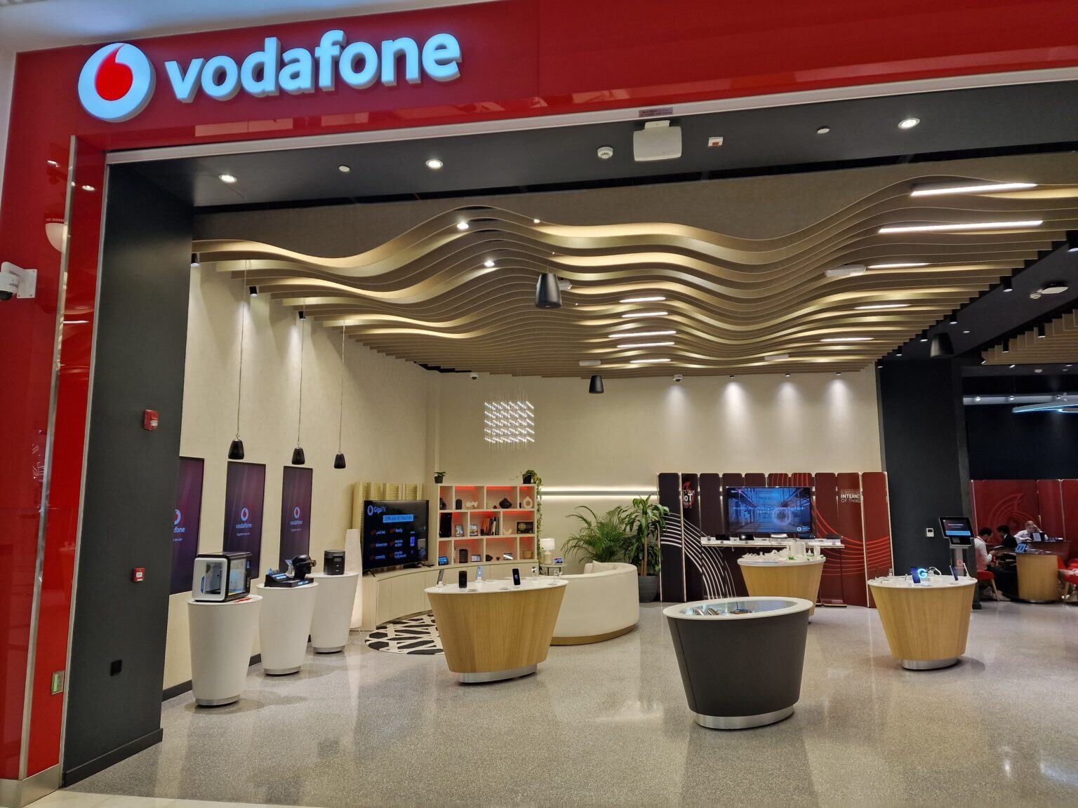 Vodafone-Geschäft außen