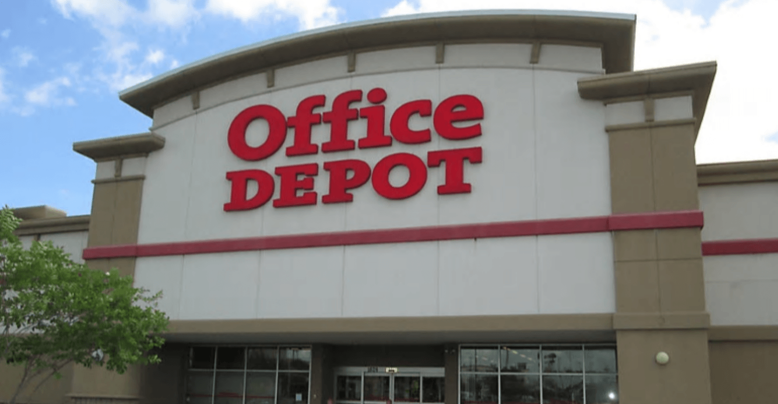 Office Depot-Filiale außen