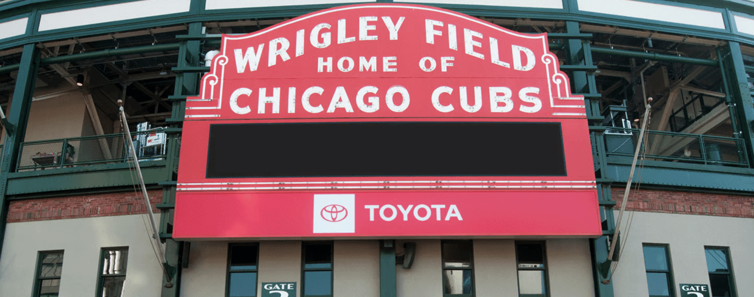 Chicago Cubs Wrigley Field Schild