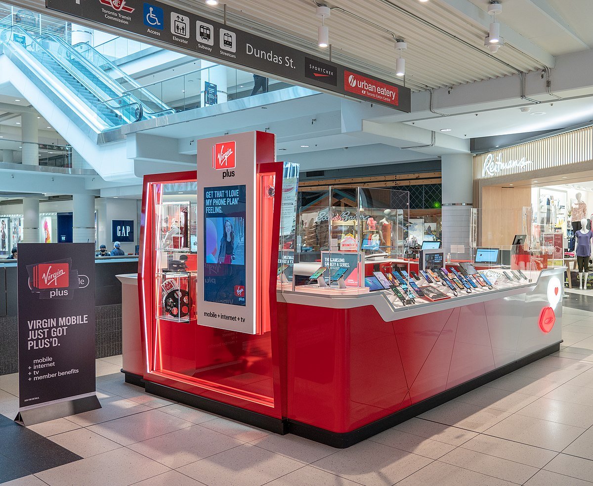 Virgin Mobile Kiosk-Standort