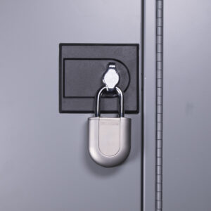 Padlock in einem Schließfach