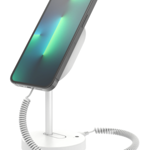 Weißer MagStand für Handhelds mit Telefon