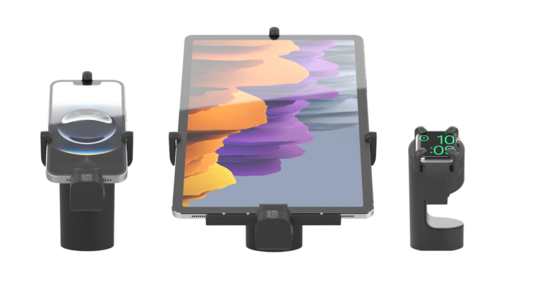 Die OnePOD -Lösung für Smartphones, Tablets und Wearables für eine sichere Anzeige