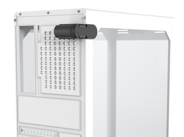 Desktop Lock, montiert an einem Desktop-Tower