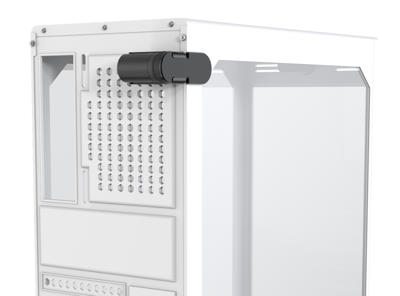 Desktop Lock, montiert an einem Desktop-Tower