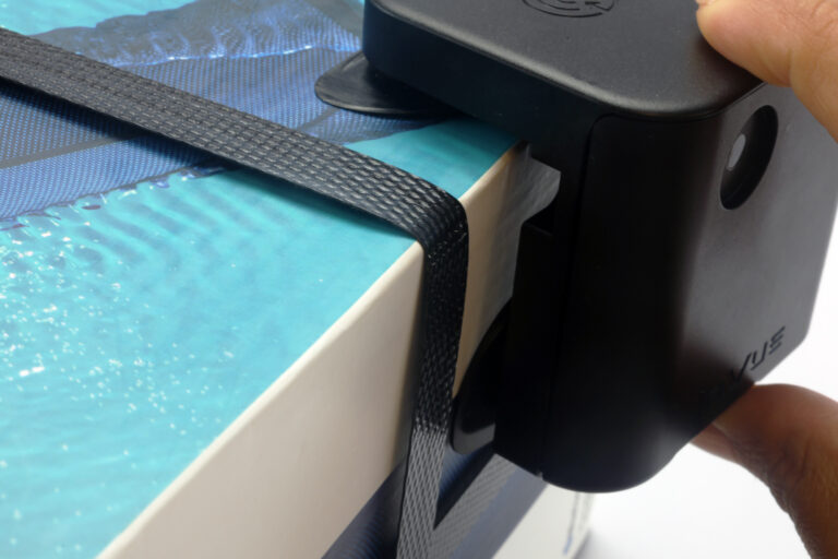 InVue's Corner „ Package Wrap “ ist mit vorhandenen Band-Paketen kompatibel